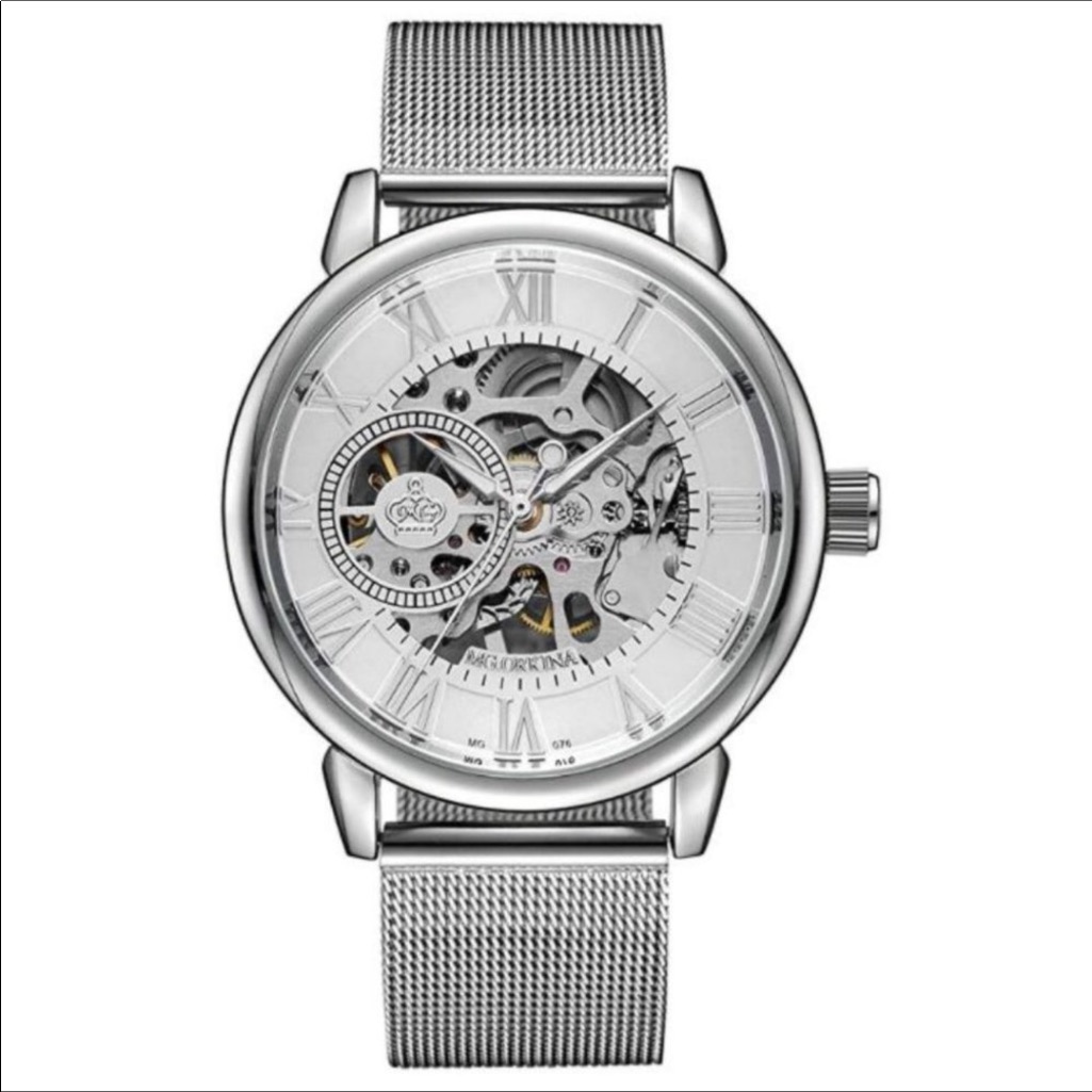 Stainless Steel Roman Index SelfWinding Watch